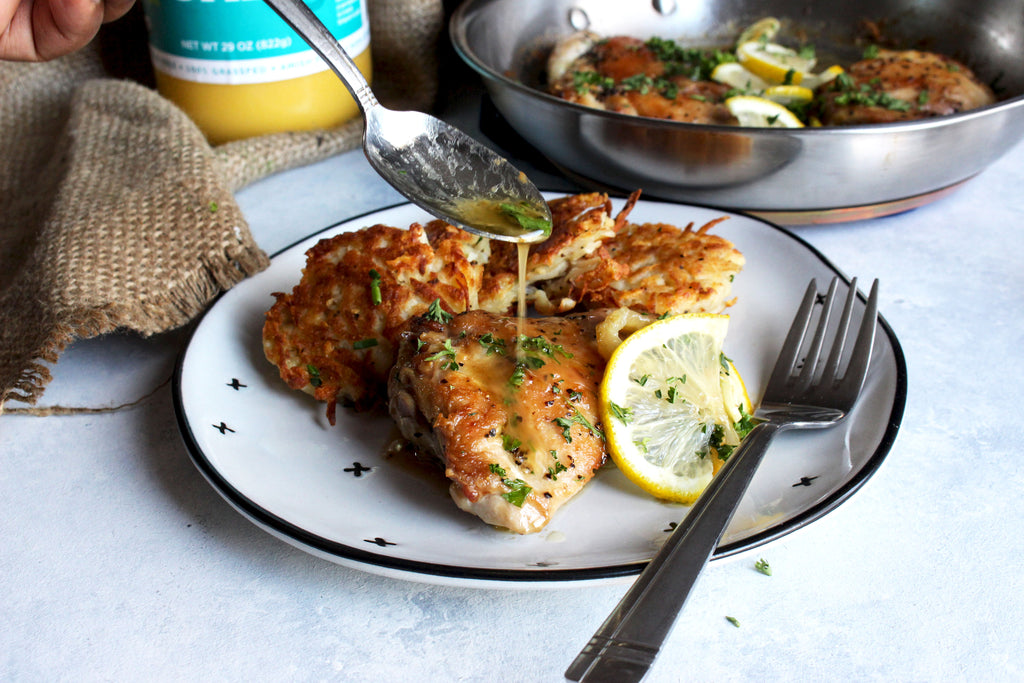 Ghee Recipe: Lemon Chicken Thighs