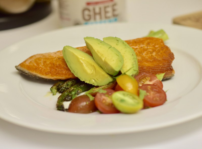 Pan Seared Salmon and Asparagus