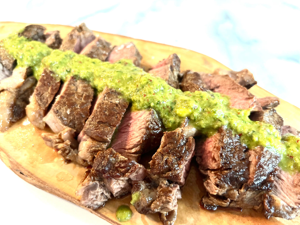 Ghee Recipe:  Gochugaru Chimichurri Steaks