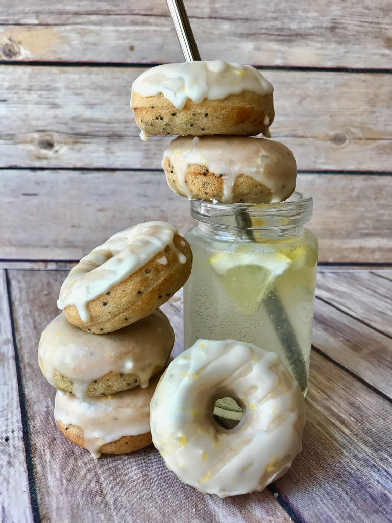 Mini Lemon Poppy Seed Donuts