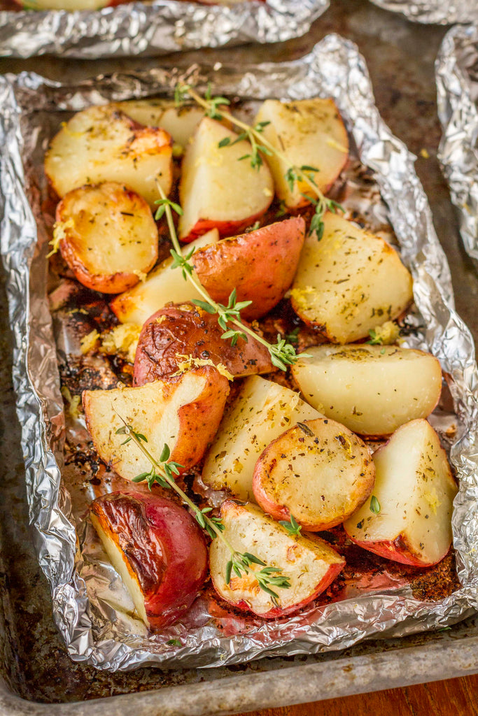 Easy Grilled Potatoes in Foil Packets